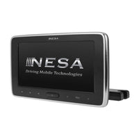 NESA NHRB-10/Reproductor de DVD con soporte universal para reposacabezas con LCD de 10,1" y enlace HD Mosive