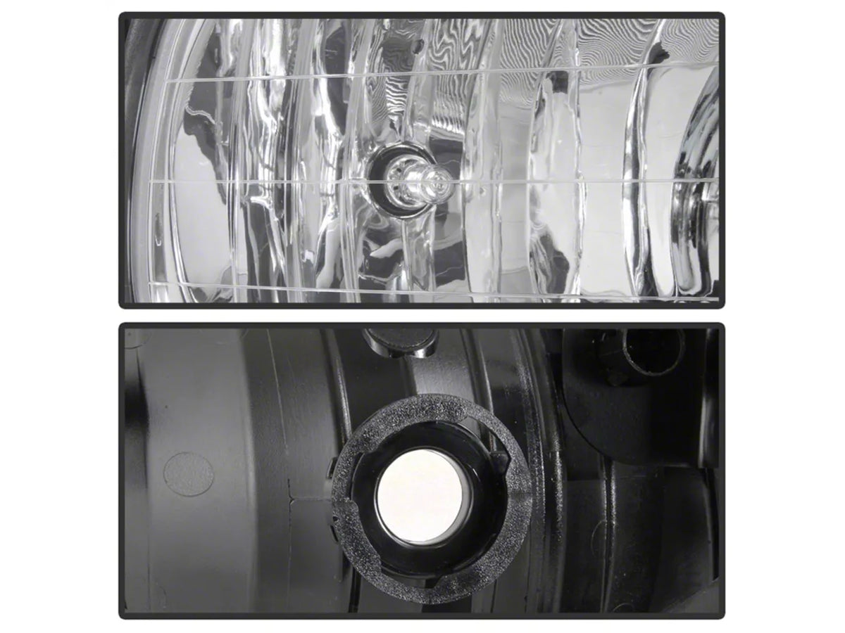 Spyder FL-DR09-C | Faros antiniebla OEM con soporte metálico e interruptor - Transparente